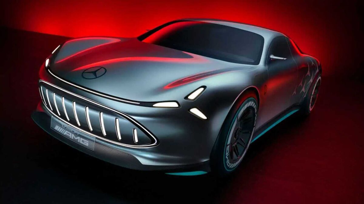 A Mercedes-AMG prepara seu sedan elétrico final: adeus final dos motores V8? 3 Mercedes AMG Vision AMG Conceito 0003