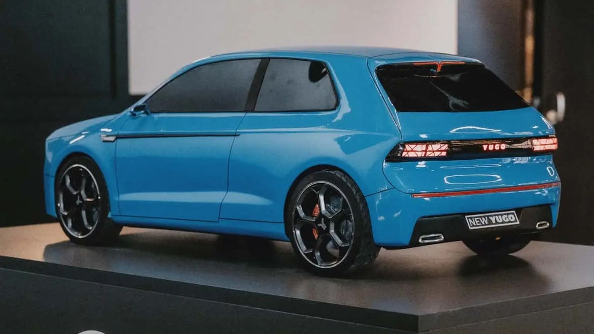 Yugo retorna fortemente: o icônico hatchback retorna para 2027 2 Carro -conceito Yugo